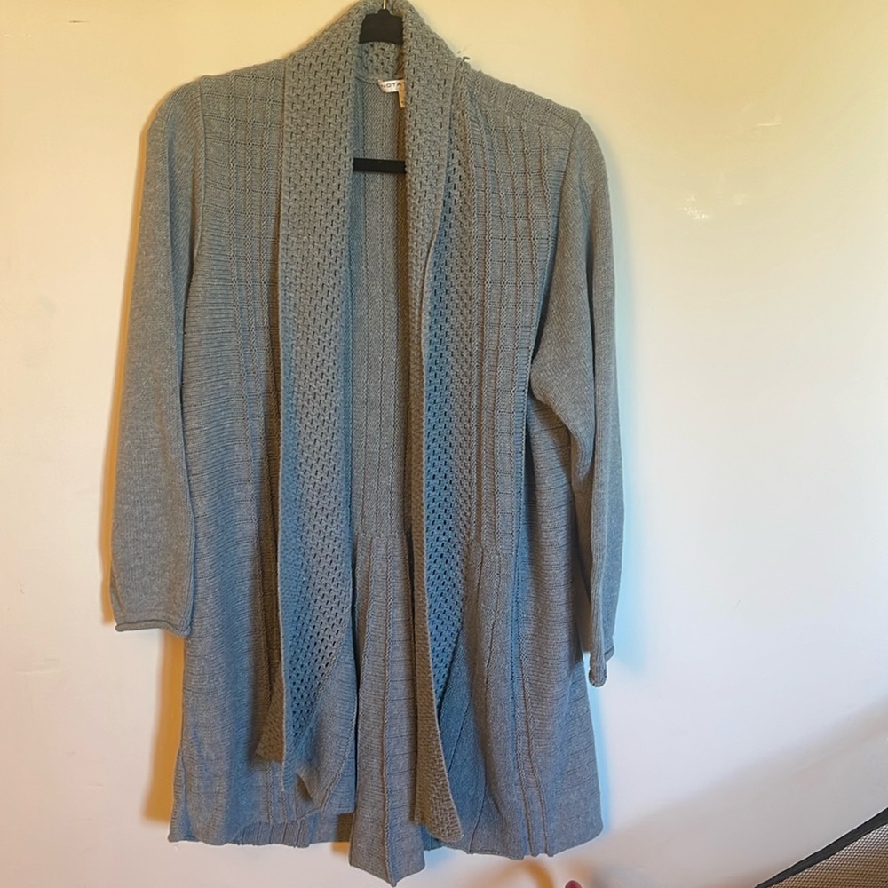 Notations 2x Cardigan Gray